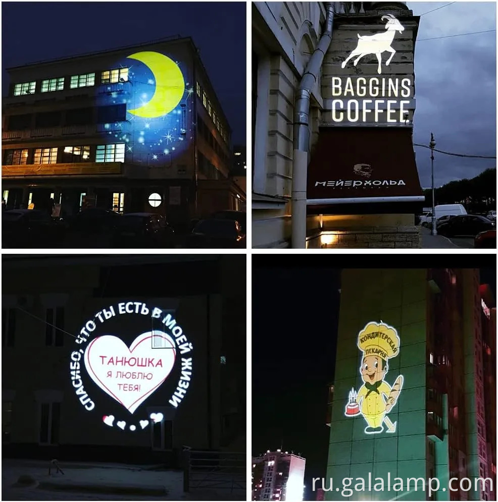 Светодиодный проектор на открытом воздухе 150 Вт для логотипа и рекламы